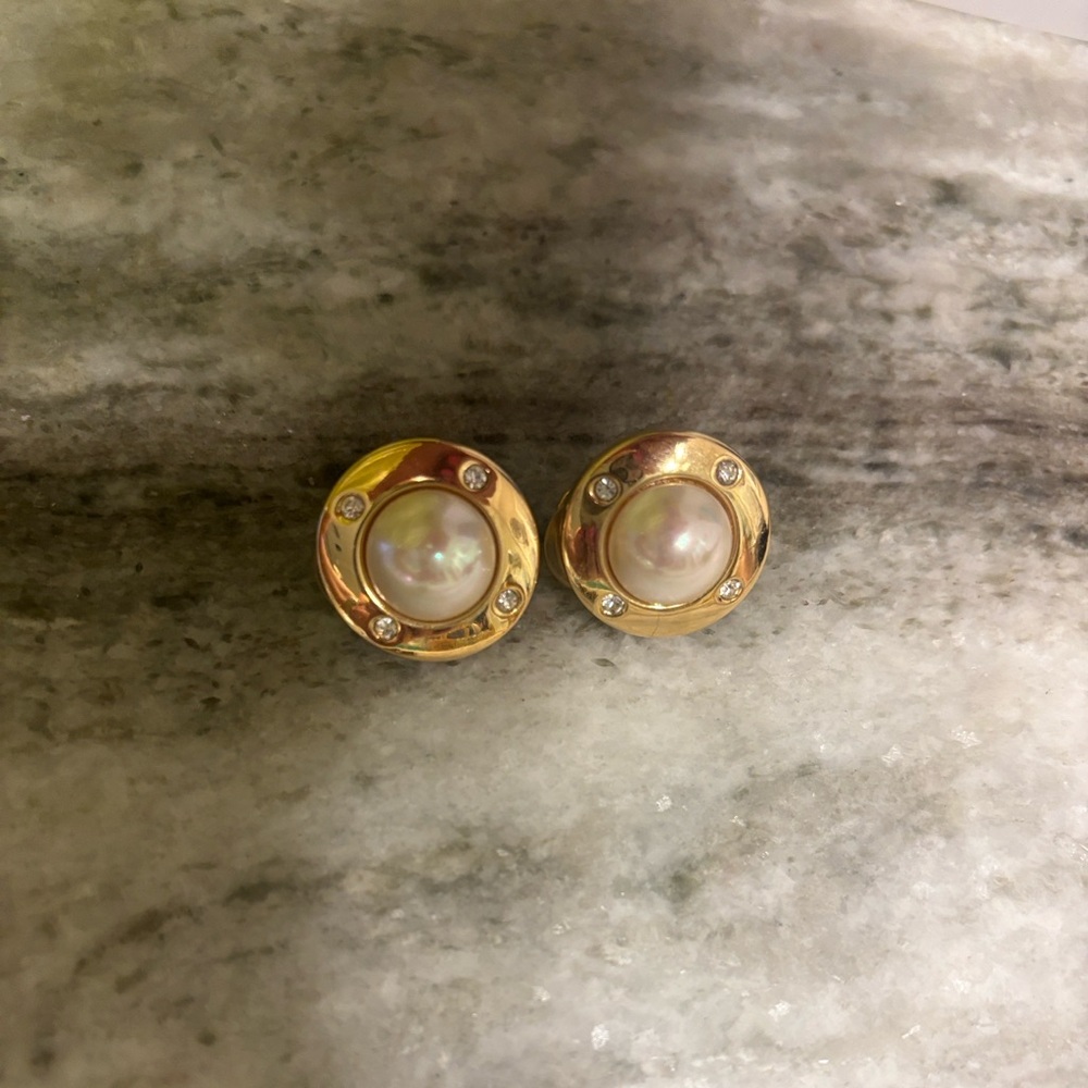 Christian Dior clip on earrings